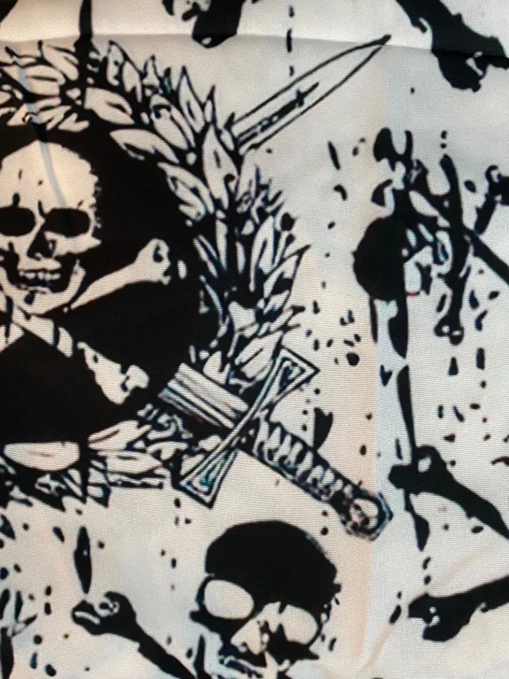 2 Pair Skull Print Pants , XL - Picture 4 of 7